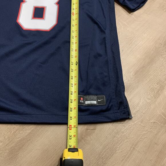 Nike NFL New England Patriots Stefon Diggs #8 Vapor Jersey Men's Large L Blue - Picture 8 of 8